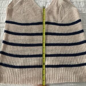 Faherty Women's Striped Tank Top in Navy and Cream